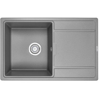 Кухонная мойка GRANULA GR-7804 алюминиум