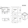 Кухонная мойка GRANULA KITCHEN SPACE KS-5045U сталь сатин 5045U CTAL CATIH