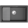 Кухонная мойка GRANULA KS-7303iU чёрный металлик кварц 7303iU-1 SHBAPC