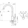 Смеситель для кухни GRANULA ST-4031 песок ST-4031 PECOK