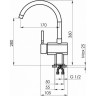 СМЕСИТЕЛЬ КУХОННЫЙ GRANULA ST-31 КЛАССИК ST-31 KLACCIK